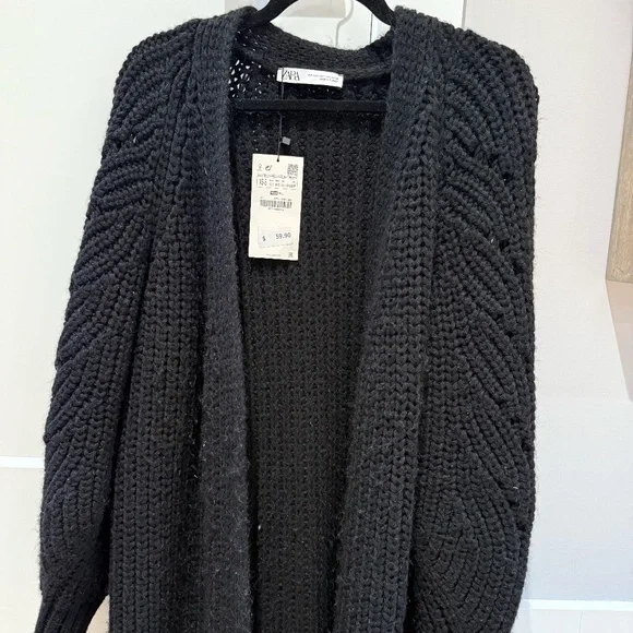 NEW with tags Zara chunky knit cardigan - Picture 1 of 4